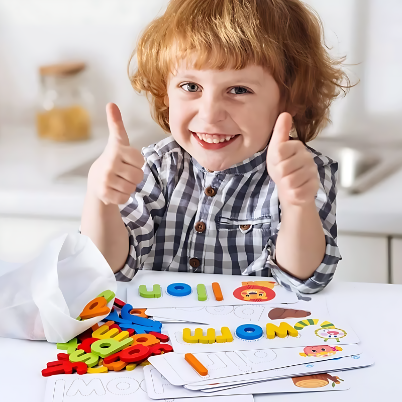Juego De Palabras Montessori + Envío Gratis