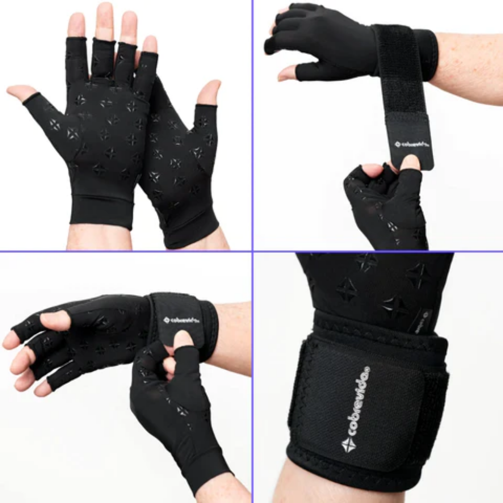 Guantes de Compresión de Cobre ¡Incluye 2 Muñequeras🎁!