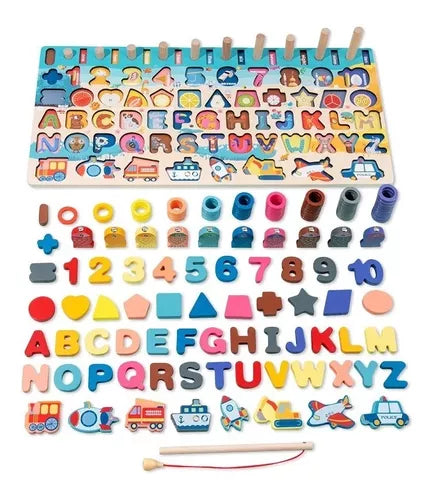 Tablero De Aprendizaje Montessori 7 En 1 ★