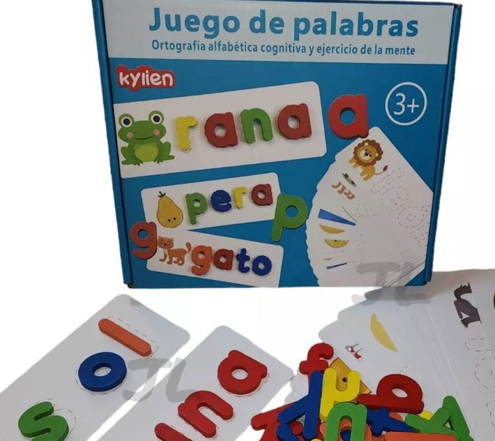 Juego De Palabras Montessori + Envío Gratis
