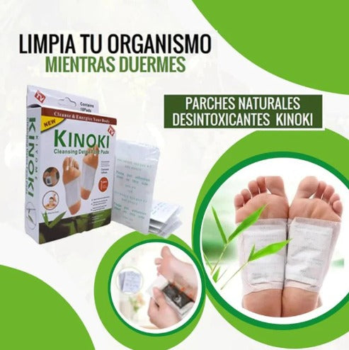PARCHES DESINTOXICANTES Kinoki© - PACK DE 5 CAJAS 🎁+ Envío Gratis
