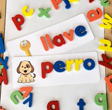 Juego De Palabras Montessori + Envío Gratis