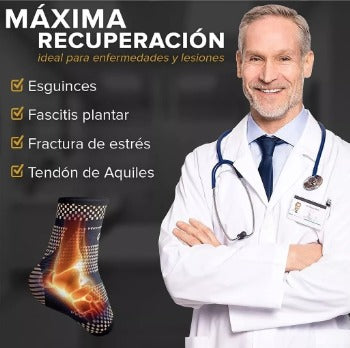 PROMO PACK 2 Tobilleras de Compresión con Fibra de Cobre - Alivio del dolor