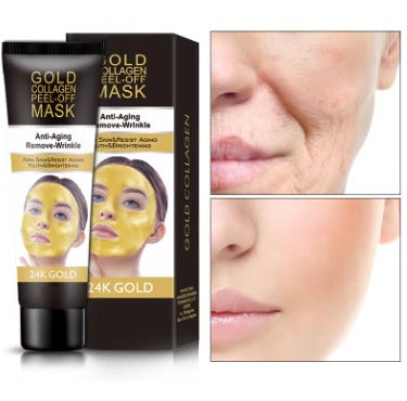 Mascarilla Facial con colágeno de oro de 24K