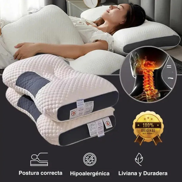 Comfort Plus™ Almohada Ortopédica Cervical 3D Promo 2x1