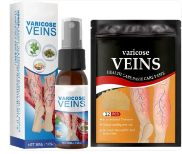 Pack VeinsCare™: Spray + Parches para las várices (12 und)