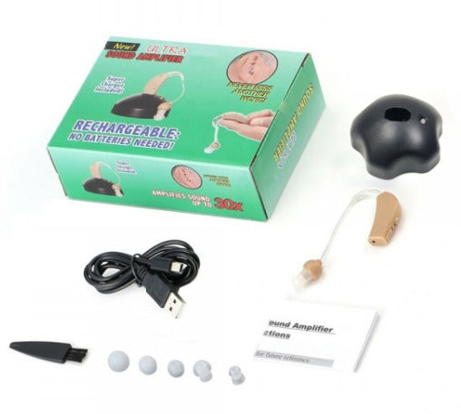 EarPro® Audífono Amplificador de Sonido Recargable USB