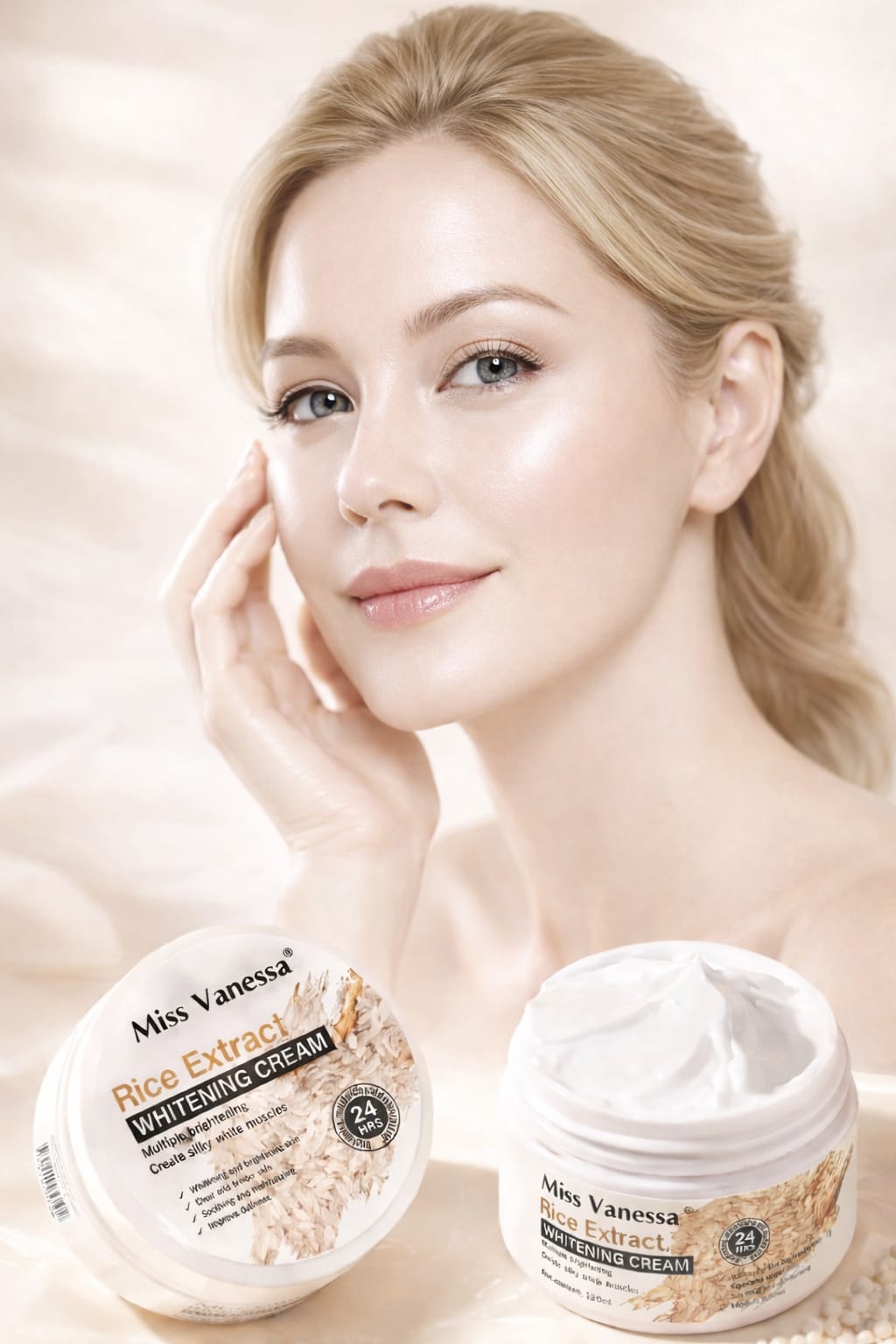 Crema Iluminadora de arroz – Efecto aclarador
