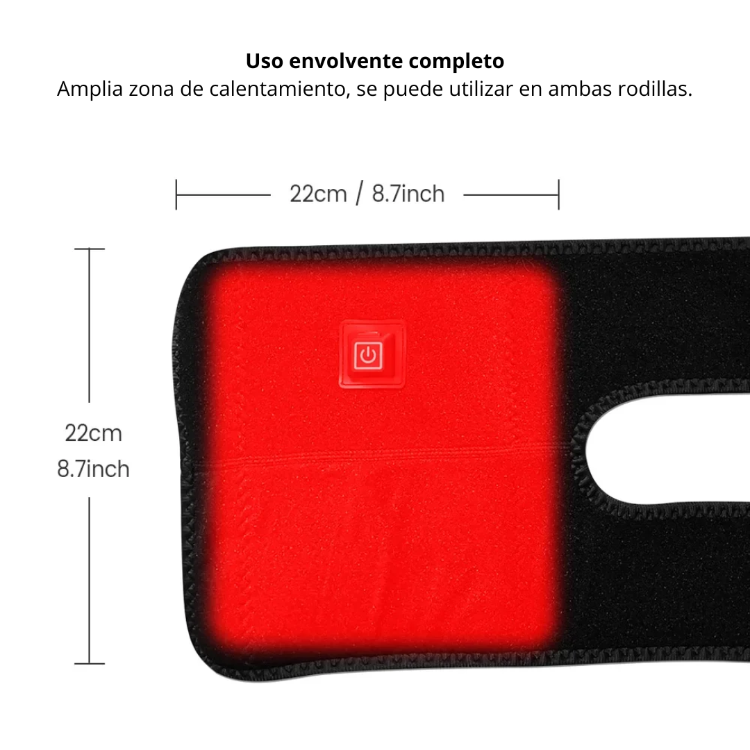 Rodillera Térmica Masajeadora Recargable + Envío Gratis