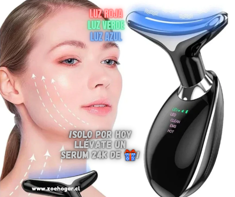 Masajeador Facial Led Lifting Pro™ + Serum 24k🎁