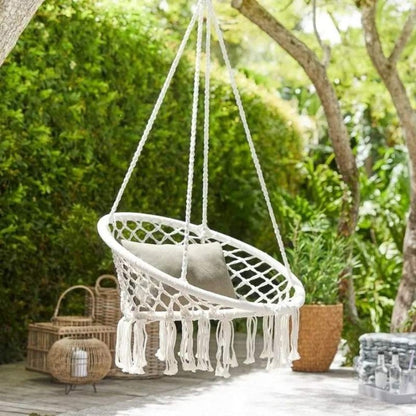 Silla Colgante Hamaca Macramé + Envío gratis