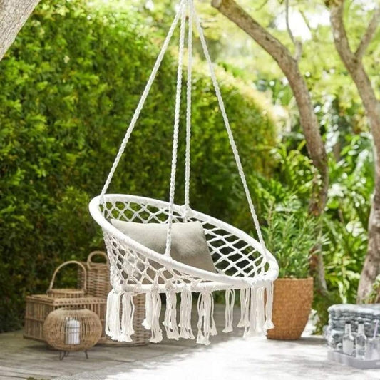 Silla Colgante Hamaca Macramé + Envío gratis
