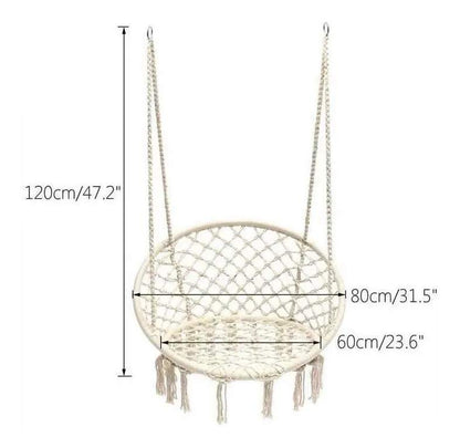 Silla Colgante Hamaca Macramé + Envío gratis