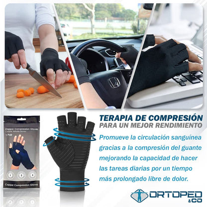 Guantes de Compresión de Cobre SupportEase® + Envío Gratis 🎁