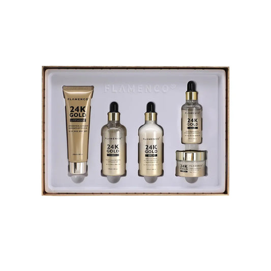 Kit SkinCare Linea Antiedad y Reafirmante 24k Gold
