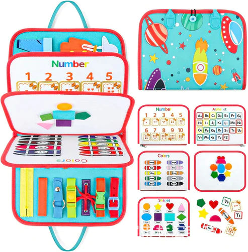 Tablero Sensorial Montessori para Estimulación - Didáctico