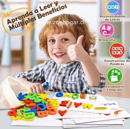Juego De Palabras Montessori + Envío Gratis