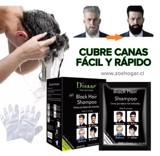 Shampoo Cubre Canas Instantáneo (10 Unidades) + Envío Gratis