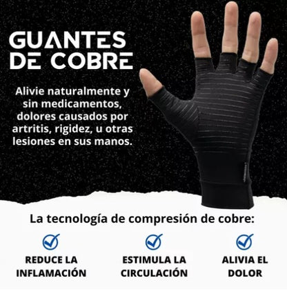 Guantes de Compresión de Cobre SupportEase® + Envío Gratis 🎁
