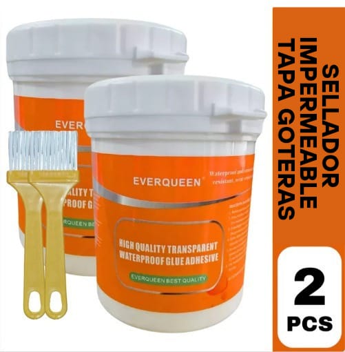 2x1 Sellador Impermeable Transparente para Filtraciones y Humedad💧