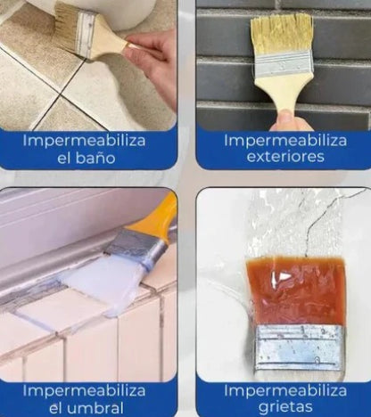 2x1 Sellador Impermeable Transparente para Filtraciones y Humedad💧