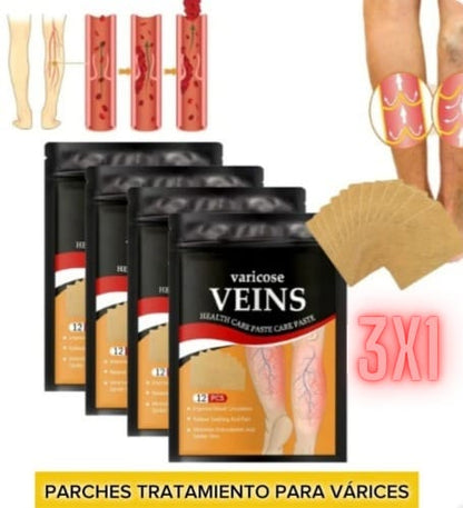 VeinsCare™ PACK 3X1🎁 PARCHES PARA VÁRICES (36 UND)