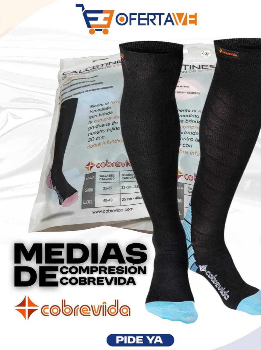 LIVIALEGS™ – Medias de Compresión con Infusión de Cobre