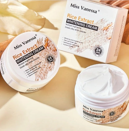 Crema Iluminadora de arroz – Efecto iluminador y piel más uniforme