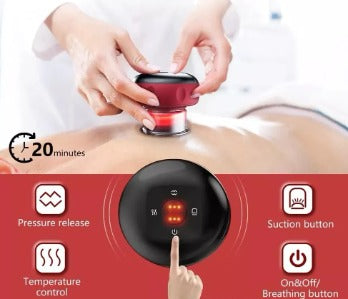 Ventosa eléctrica recargable 3 en 1 — Masaje y cuidado de la piel con tecnología avanzada ✨