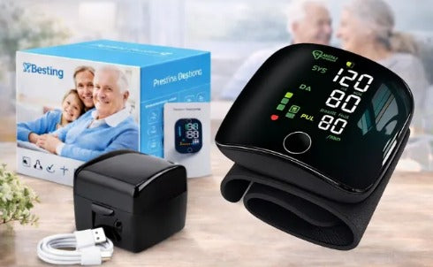 Tensiómetro digital de muñeca — Mide tu presión en segundos sin salir de casa