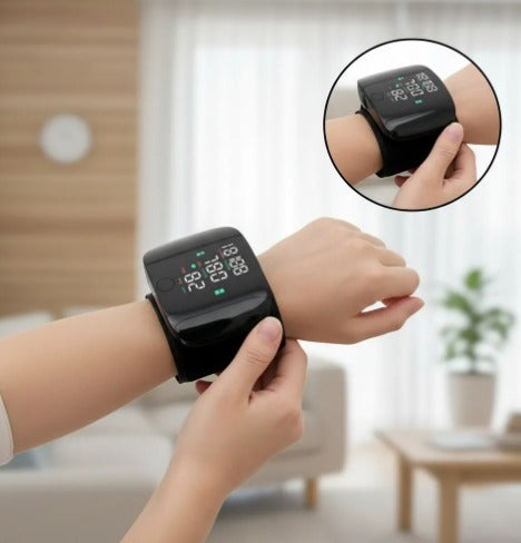 Tensiómetro digital de muñeca — Mide tu presión en segundos sin salir de casa
