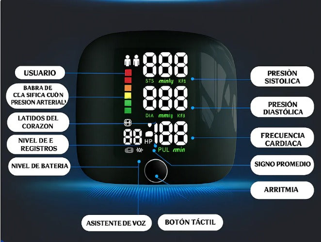 Tensiómetro digital de muñeca — Mide tu presión en segundos sin salir de casa