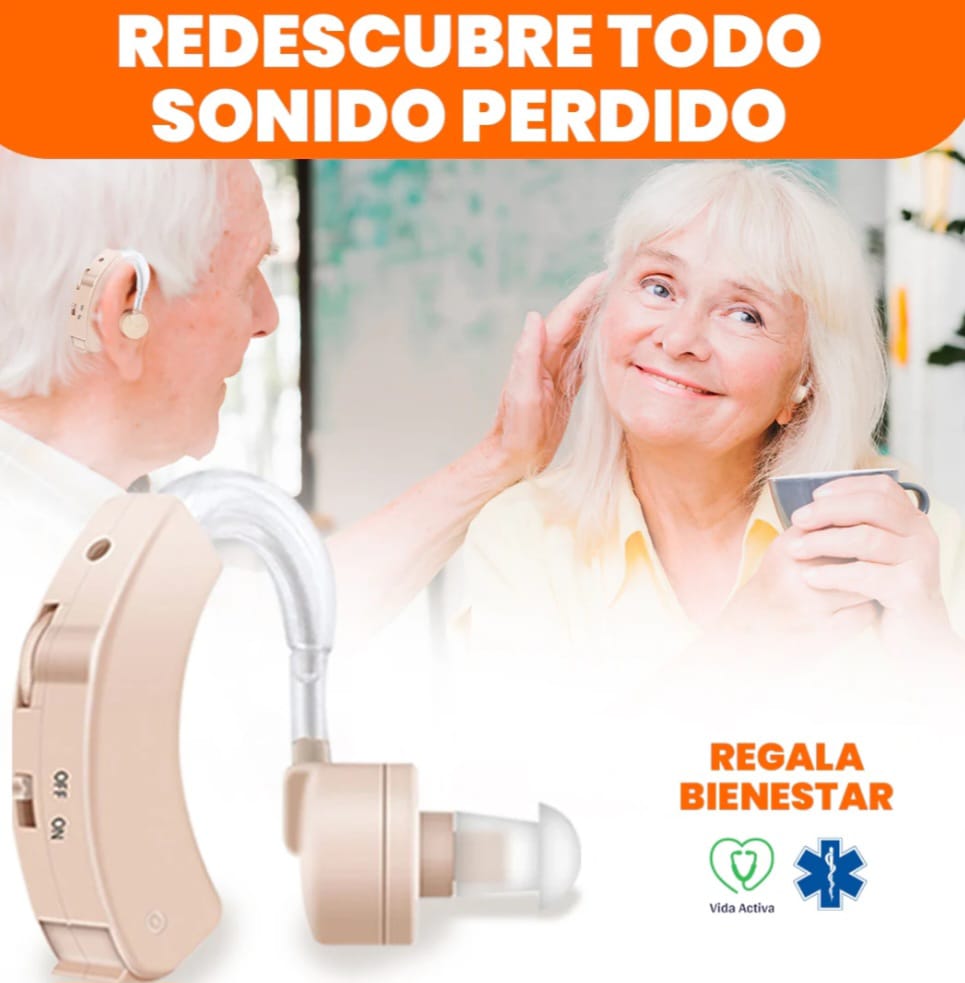 EarPro® Audífono Amplificador de Sonido Recargable USB