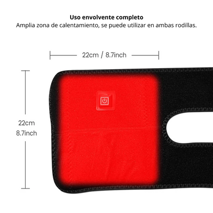 Rodillera Térmica Masajeadora Recargable + Envío Gratis